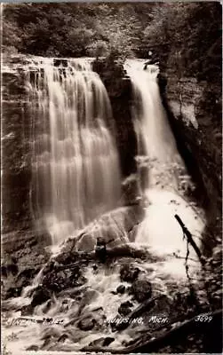 Miner's Falls MUNISING Michigan Real Photo Postcard • $5