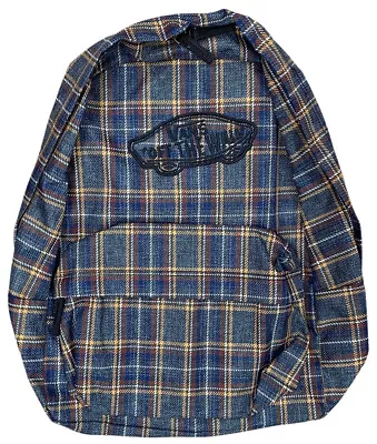 Vans Off The Wall Women's Realm Plaid Backpack Bag • $59