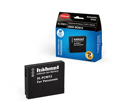 Hahnel HL-PCM13 Li-ion Battery For Panasonic TZ40 TZ60 TS5  ZS30 (DMW-BCM13) • £32.99