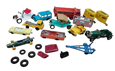 Matchbox Lesney Vintage Car Trailer Lot Mixed Diecast Toys FOR PARTS/REPAIR • $34.82