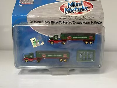 N Scale Classic Metal Works Mini Metals Del Monte Foods Tractor & Covered Wagons • $20