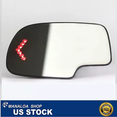 For 2003-2007 Chevy GMC Cadillac Mirror Glass Heated Turn Signal Driver Side LH • $19.68