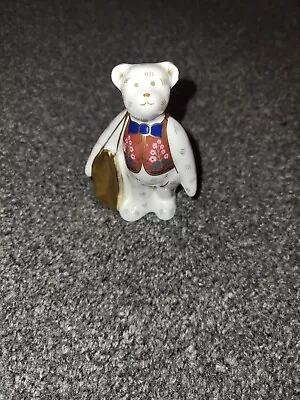 £19.99 • Buy Royal Crown Derby Mini Shop Bear With Love Shopping Bag 