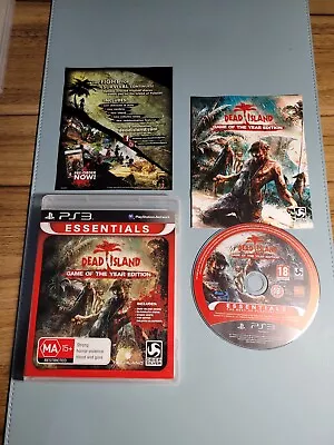 Dead Island Game Of The Year Edition  Ps3 (complete) LIKE NEW  AUS • $10