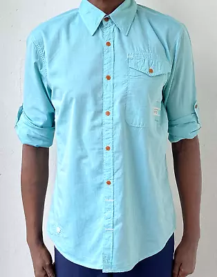 G-Star Courier Roll Up Shirt Empire Chambray Malachite XL • $70.66