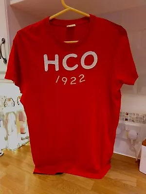 Hollister Mens Boys Short Sleeve Top Size Small Red • £1.99