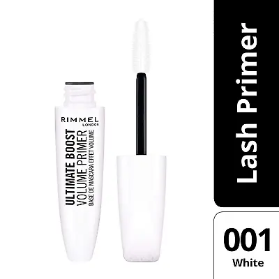 RIMMEL Ultimate Boost Volume Eyelash Mascara Primer 12ml - 001 White NEW - 0645 • £6.99