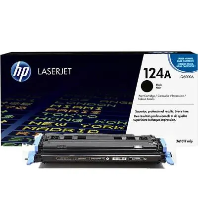 🔥 Genuine HP Q6000A (124A)  Black Toner Cartridge - Unboxed (VAT Inc) 🔥 • £27.95