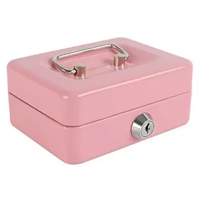 Cash Box With Money Tray And Key Lock For Supermarket School Lockers Small • $15.96
