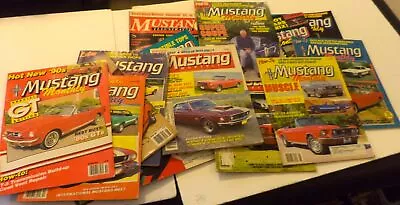 Big Lot Of 16 Mustang Monthly 1987-91 Great Cars Pictures Instruction + • $16