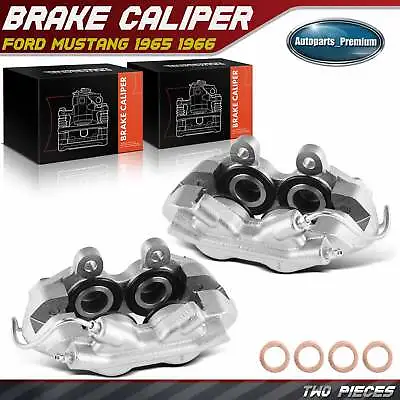 2x Disc Brake Caliper W/ 4 Piston For Ford Mustang 1965 1966 Front Left & Right • $109.99