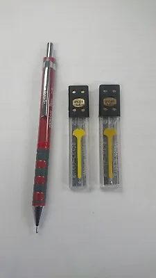 £3.99 • Buy Rotring Tikky Pencil ( Red Barrel) 0.5mm WITH FREE 24 X  HB  LEADS