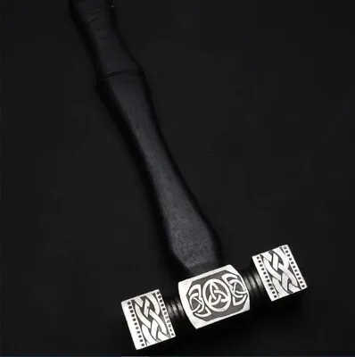 Handmade Viking Battle Hammer With Wooden Handle Thor's Hammer • $699.99