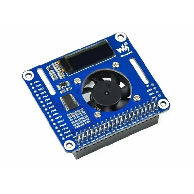 Waveshare PWM Controlled Fan HAT For Raspberry Pi I2C Bus Temperature Monitor • $41.71