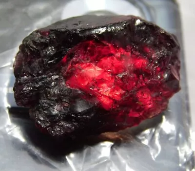 50 Cts+ NATURAL TRANSLUCENT RED MEXICAN FIRE OPAL ROUGH LOOSE GEMSTONE • $1.50