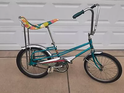 Vintage 1970s Murray Eliminator 20  Girls Coaster Bike Teal Green Muscle Bike  • $298.88