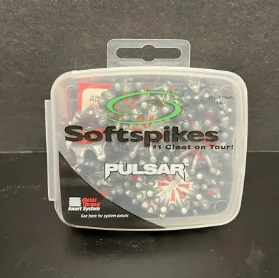 Soft Spikes Pulsar Golf Cleats 20 Pcs Small Metal Thread Insert New Open Box • $9.99