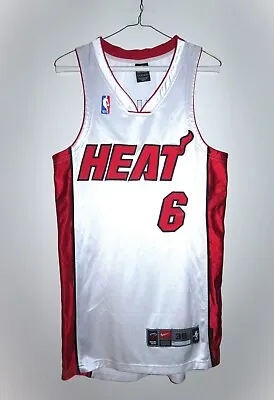 $239.99 • Buy Nike Authentic Miami Heat Home White Eddie Jones #6 Jersey 36 Small S