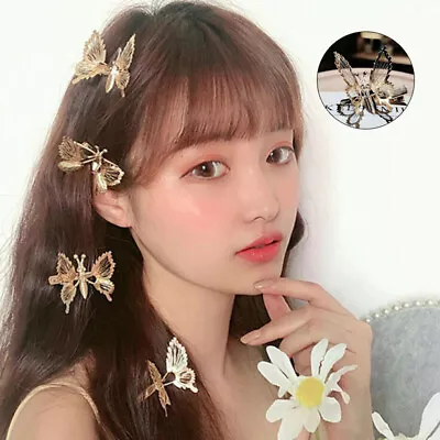 Girl's   Fashion Moving   Butterfly Hair Pins Hollow Butterfly Hair Clips • $6.72