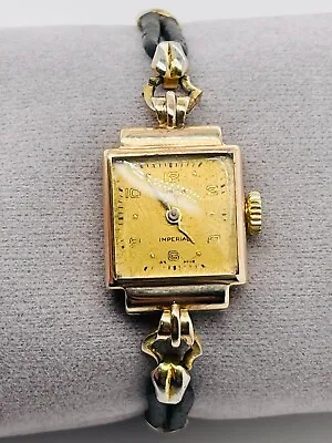 Vintage Circa 1930's 9ct Gold Swiss Manual Wind Saunders Sydney Watch • $390