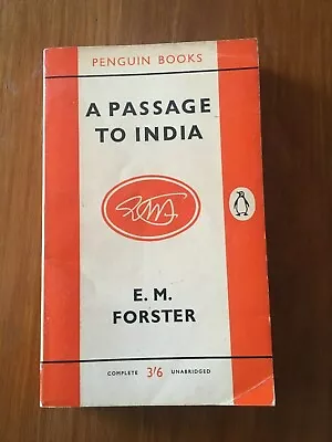 £3.99 • Buy A PASSAGE TO INDIA - E. M. FORSTER - Very Good, Very Solid Vintage Penguin 1960