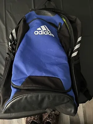 Adidas Stadium II Backpack Soccer Black/Blue Used • $20