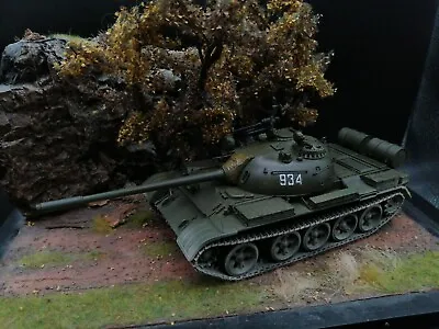 Tamiya 35257 Russian Medium Tank T-55A 1:35 Built & Painted • $80