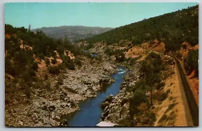 Feather River Canyon California Railroad Scenic Vintage  Postcard • $4.99