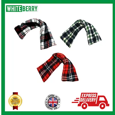 Microwave Silica Bead Bag Tartan Neck Shoulder Pain Relief Pack Neck Warmer Wrap • £9.55