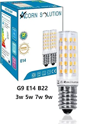LED Corn Light Bulb E14  G9 Screw Base Ultra Bright Warm White Lamp 3W 5W 7W 9W • £4.49