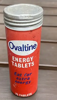 Ovaltine Tin Energy Tablets Vintage Australian • $5