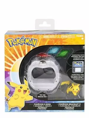$49.99 • Buy NEW Tomy Pokémon Pokemon Z-Ring Bracelet Pikachu Set Nintendo 3DS 2DS Sun Moon