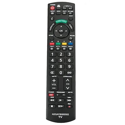 N2QAYB000352 Replace Remote For Panasonic TV TH-L26X10A TH-L32S10A TH-L32X10A • $15.84