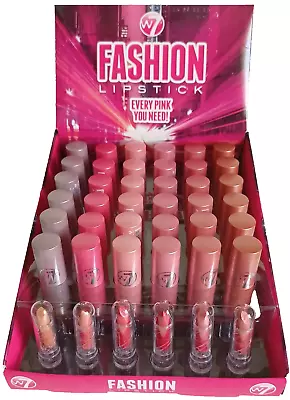 W7 Fashion Lipsticks The Pinks Various Shades To Choose From New • £3.25