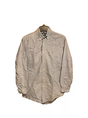 $7.99 • Buy Vintage Polo Ralph Lauren Size L Large Denim Chambray Long Sleeve Buttons