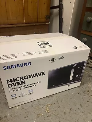 Samsung Microwave MS23F301TAS Silver - Immaculate - Used Handful Of Times.. • £60