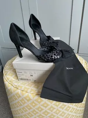 £125 • Buy Genuine Giorgio Armani Black Suede Shoes - Uk Size 5 (eu Size 38)