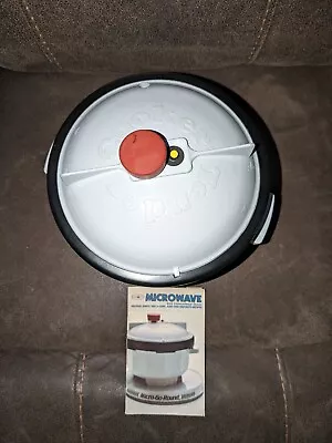 Nordic Ware Microwave Tender Pressure Cooker With Gasket & Weight • $16.50