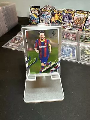 Lionel Messi Barcelona Topps Chrome 2021 Champions League Soccer Card • $9.99