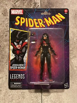 Marvel Legends Retro 6  Figure Spider-Man Wave 3 Jessica Drew Spider-Woman NEW • $7