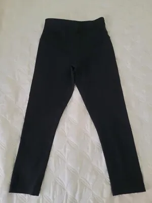 90 Degree By Reflex Ankle High Waist Powerflex Leggings 7/8 Black Yoga Size - M • $12.99