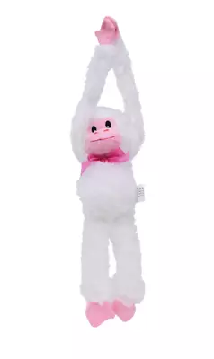 NEW 12  Plush Hanging Monkey Stuffed Valentine's Day ~ White • $7.49