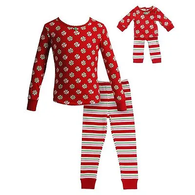 Dollie Me Girl 2-10 And Doll Matching Christmas Pajamas Outfit Fit American Girl • $24.99