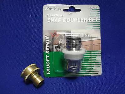  Brass Garden Hose Faucet Snap Coupler/adapter Set • $8.49