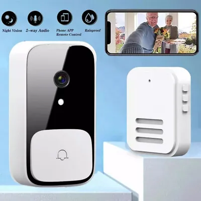 M5 Wireless HD Motion Detection Video Mini Doorbell Night Vision+Muisc Chime • $19.32