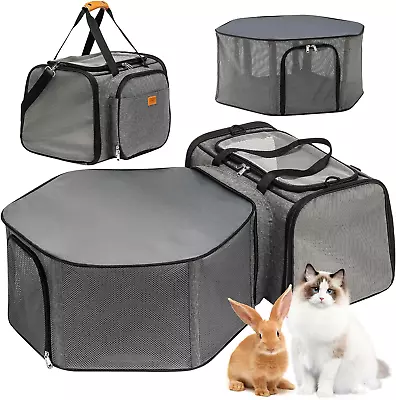 Cat Carrier Detachable Pet Carrier Airline Approved 18 X13.4 X11.8  Large Expa • $82.96