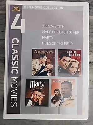 Arrowsmith/Made For Each Other/Marty/Lilies Of The Field (DVD 2010 2-Disc Set) • $9.50