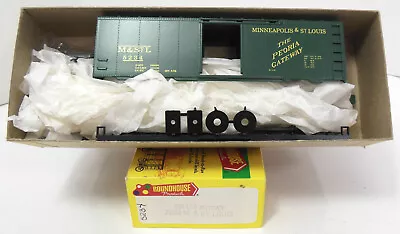 Roundhouse Minneapolis & St Louis The Peoria Gateway HO 40' AAR Box Car Kit • $9.95