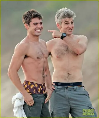 Zac Efron Dwayne Johnson Shirtless 8x10 Picture Celebrity Print • $3.99