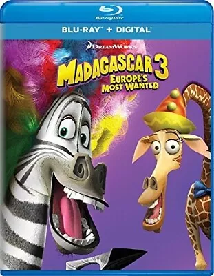 Madagascar 3: Europe's Most Wanted (Blu-ray 2012) ××BLURAY DISC ONLY×× • $3